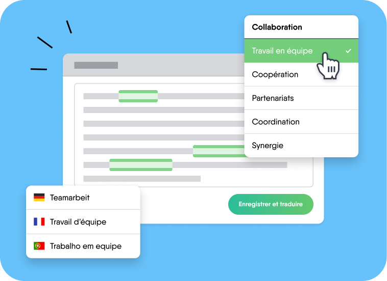 Créez un glossaire pour assurer la cohérence