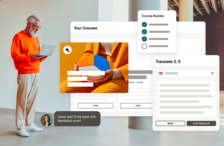 Easygenerator makes employees excited to share knowledge